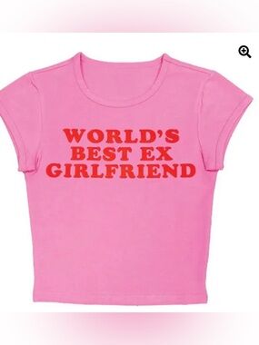 Pink Graphic Tee - World's Best Ex Girlfriend